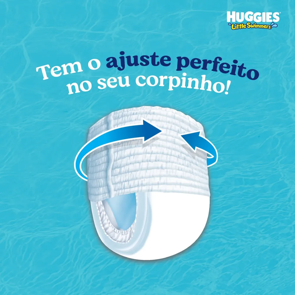 Fralda Huggies Little Swimmers M/G 10 Un