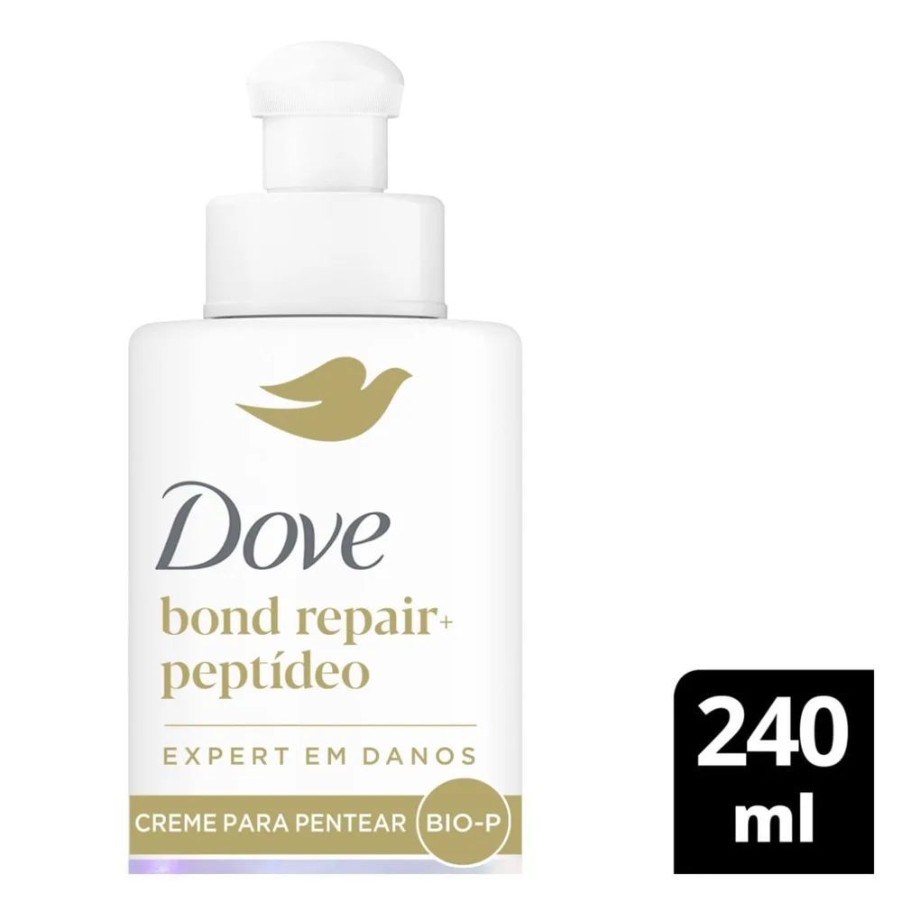 Creme Para Pentear Dove Bond Repair + Peptídeo Bio P 240ml