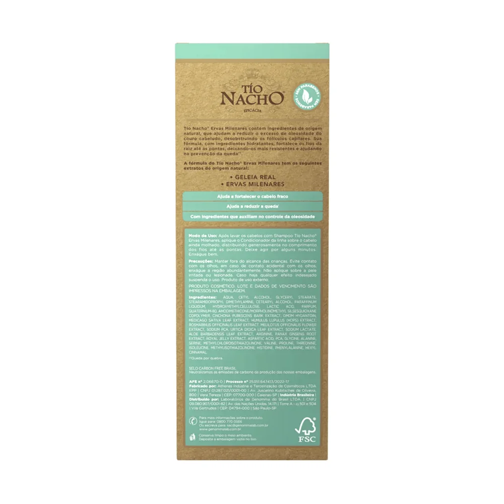 Condicionador Tío Nacho Fortalecedor Antiqueda 415ml