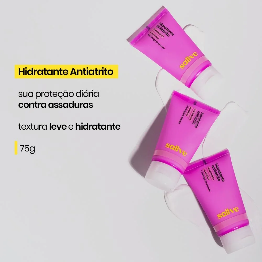 Creme Corporal Sallve Antiatrito com Niacinamida 75g