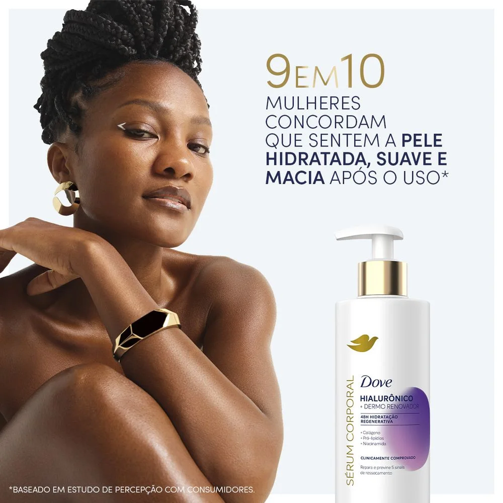 Sérum Corporal Dove Hialurônico + Dermo Renovador 380ml