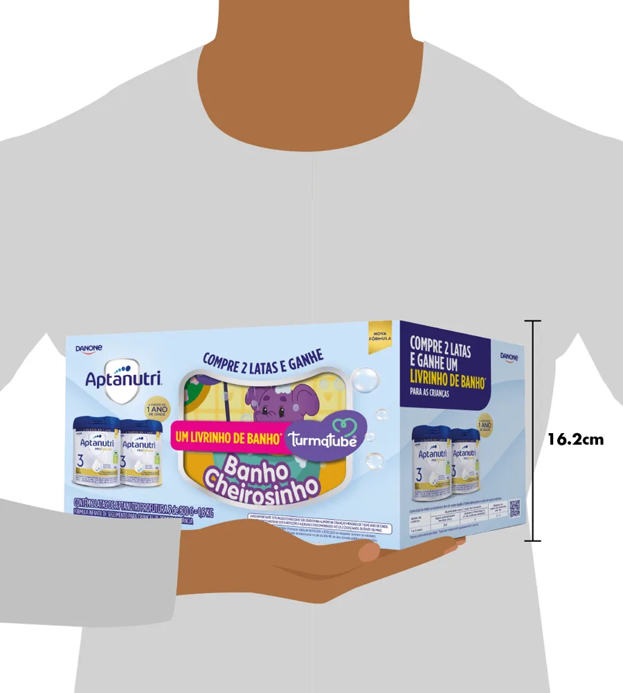 Pack Aptanutri Profutura 800g Cada + Brinde Livrinho De Banho