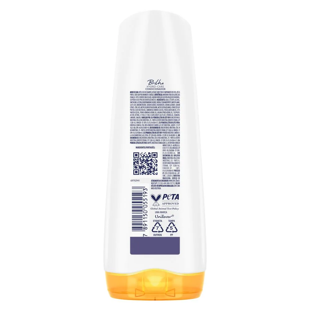 Condicionador Dove Brilho + Óleo Micelar 200ml
