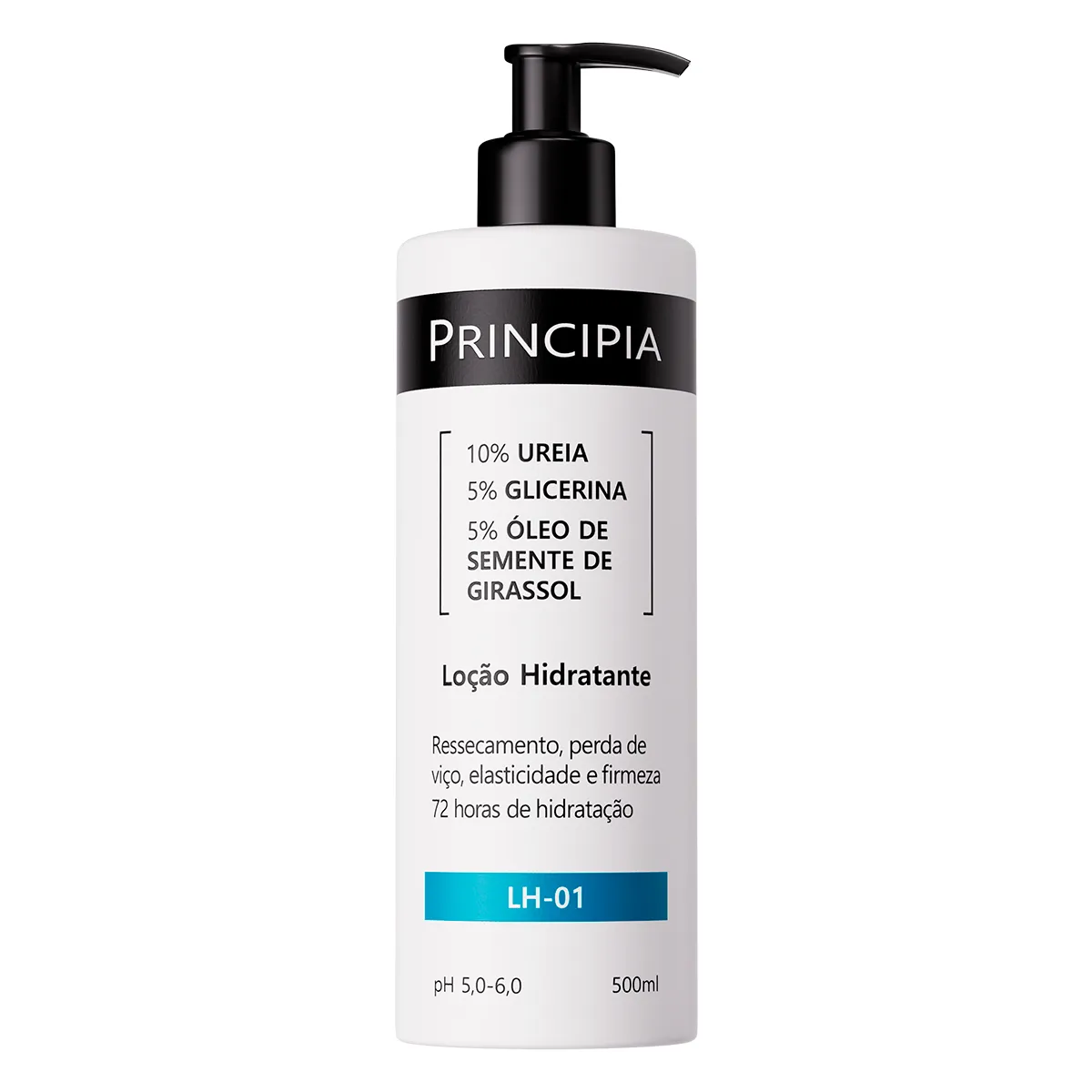 Principia Loção Hidratante 10% Ureia + 5% Glicerina + 5% Óleo de Girassol 500ml