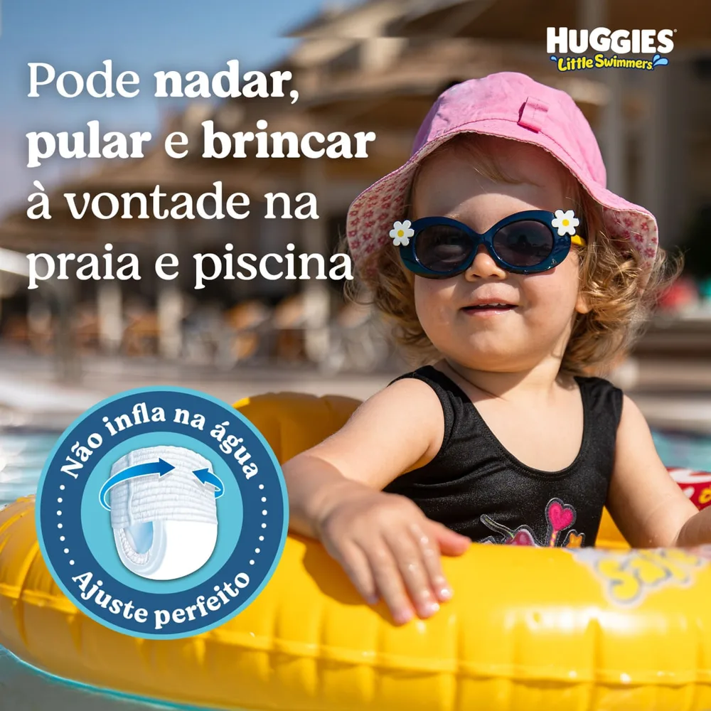 Fralda Huggies Little Swimmers M/G 10 Un