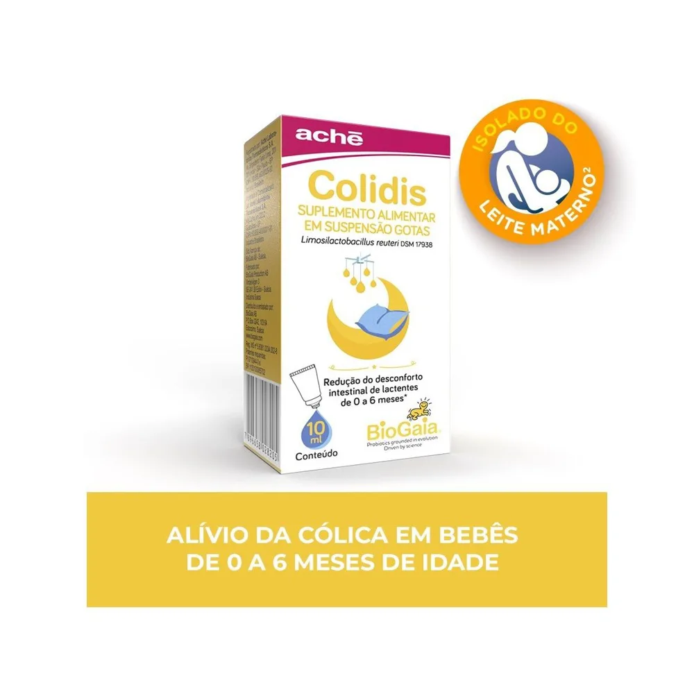 Colidis Probiótico Infantil Gotas 10ml