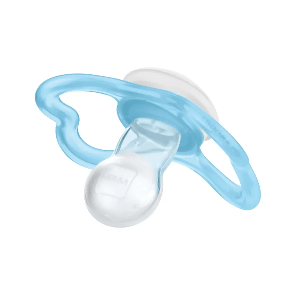 Chupeta MAM Air Ortodôntica +18 meses Silicone Azul 2 Unidades