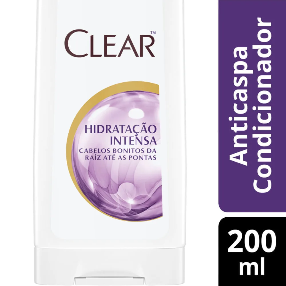 Condicionador Clear Anticaspa Hidratação Intensa 200ml