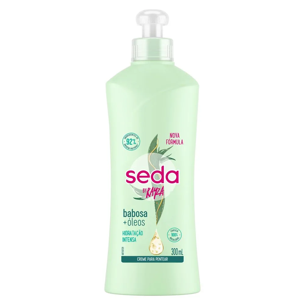 Creme de Pentear Seda By Rayza Babosa + Óleos 300ml