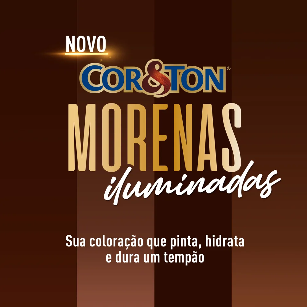 Tintura Cor&ton Marrom Dourado 7.7 Com 50g