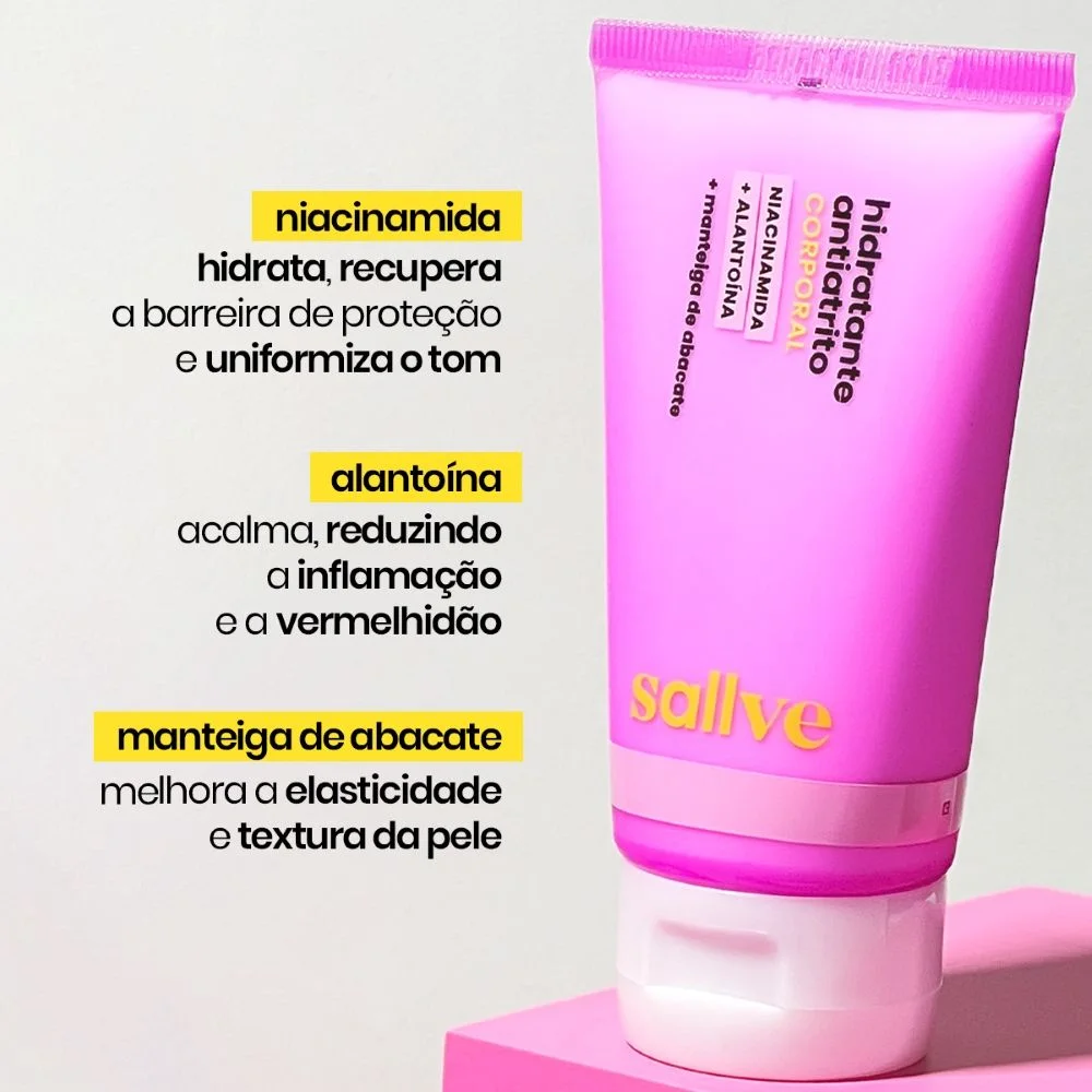 Creme Corporal Sallve Antiatrito com Niacinamida 75g