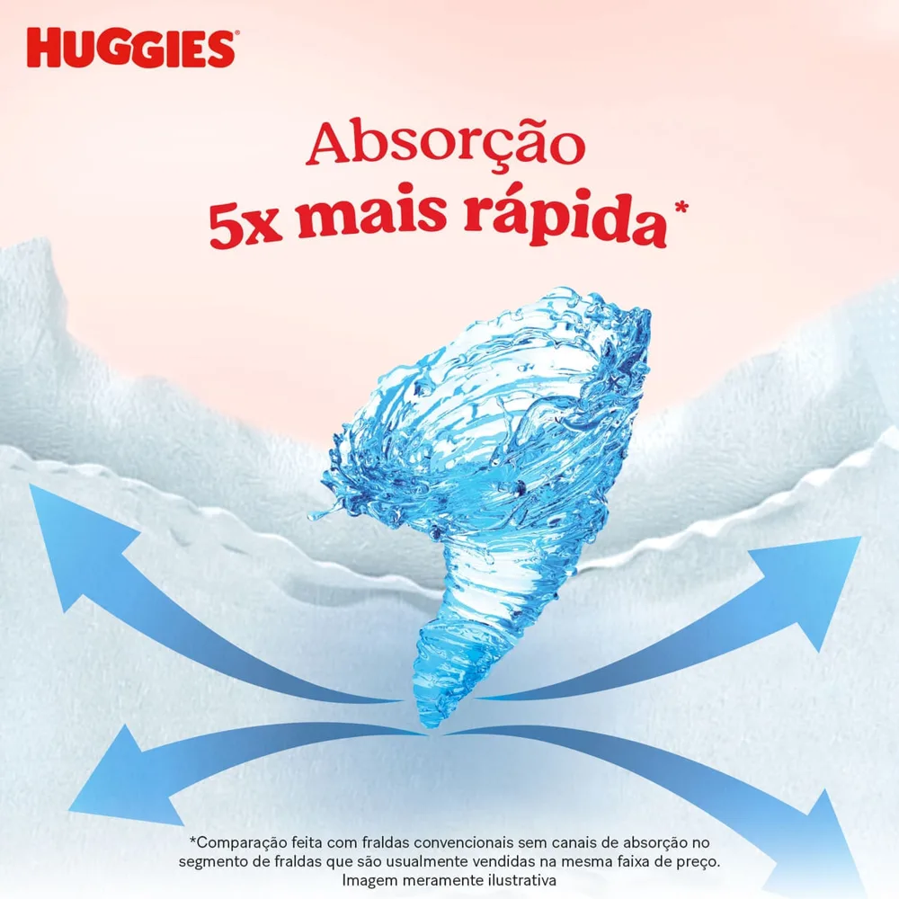 Fralda Huggies Máxima Proteção XG 58 Unidades