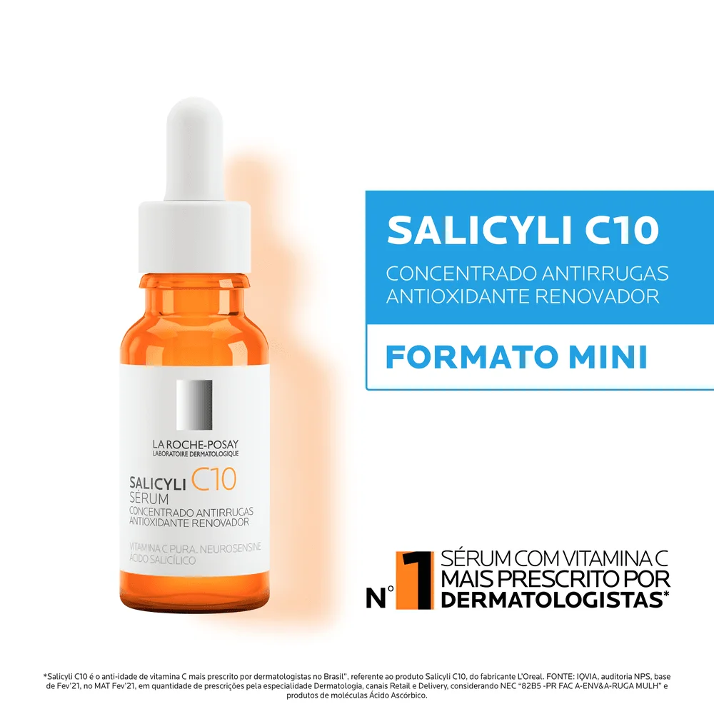 Sérum La Roche-Posay Pure Vitamin C10 Antirrugas 15ml