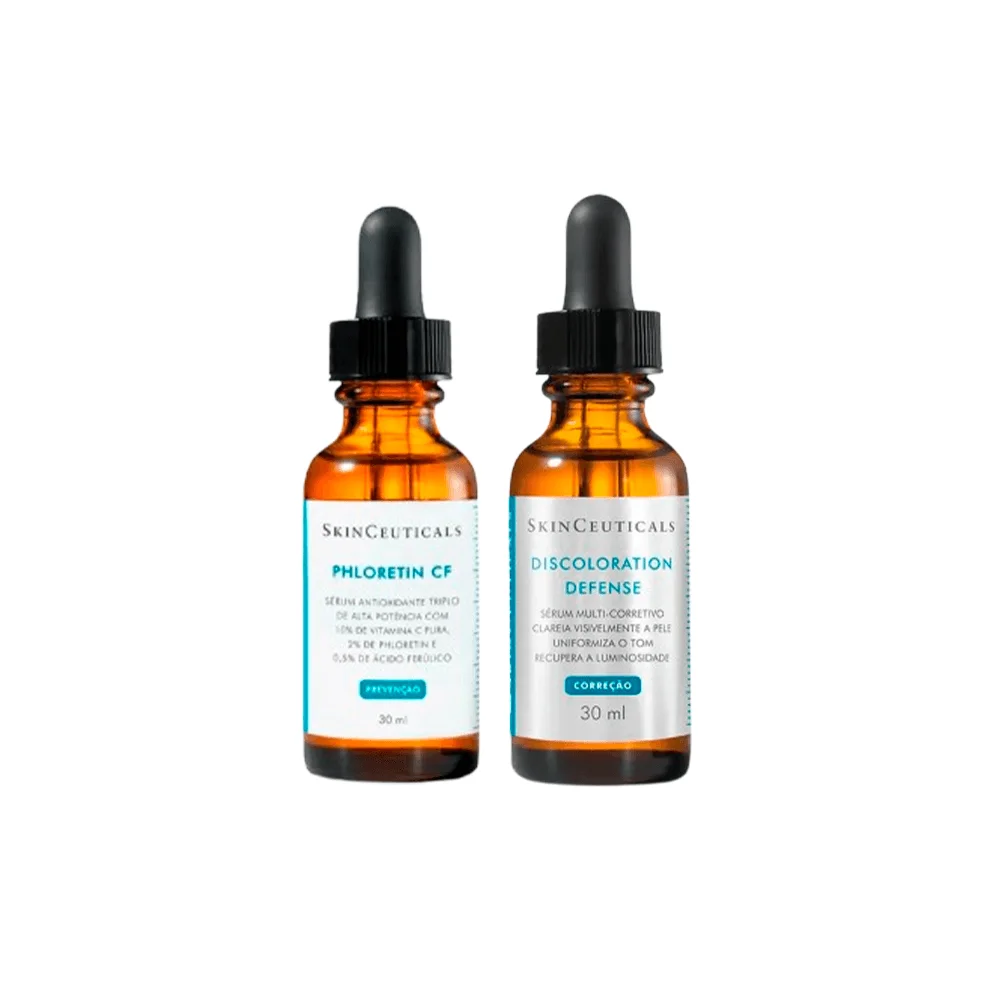 Kit Skinceuticals  Sérum Phloretin CF 30ml + Sérum Discoloration Defense 30ml