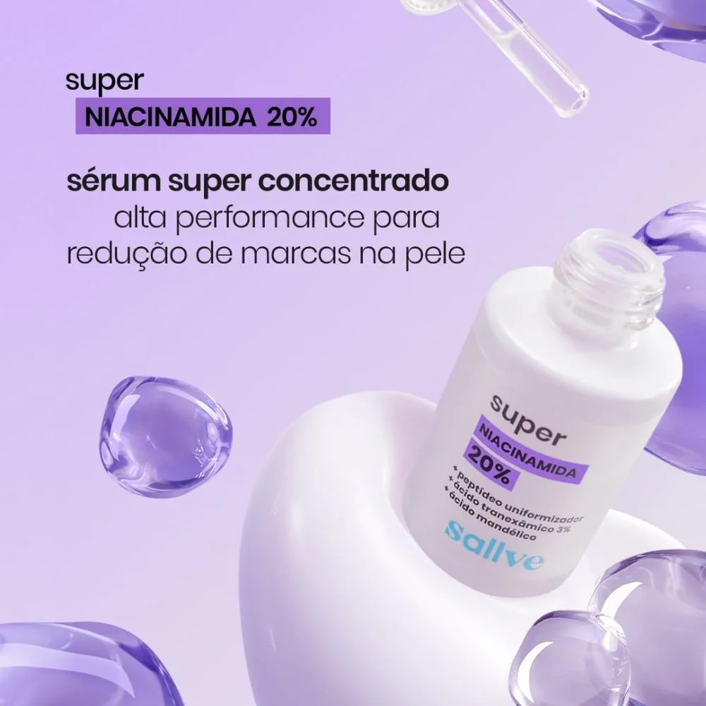 Sérum Facial Sallve Super Niacinamida 20% 30ml