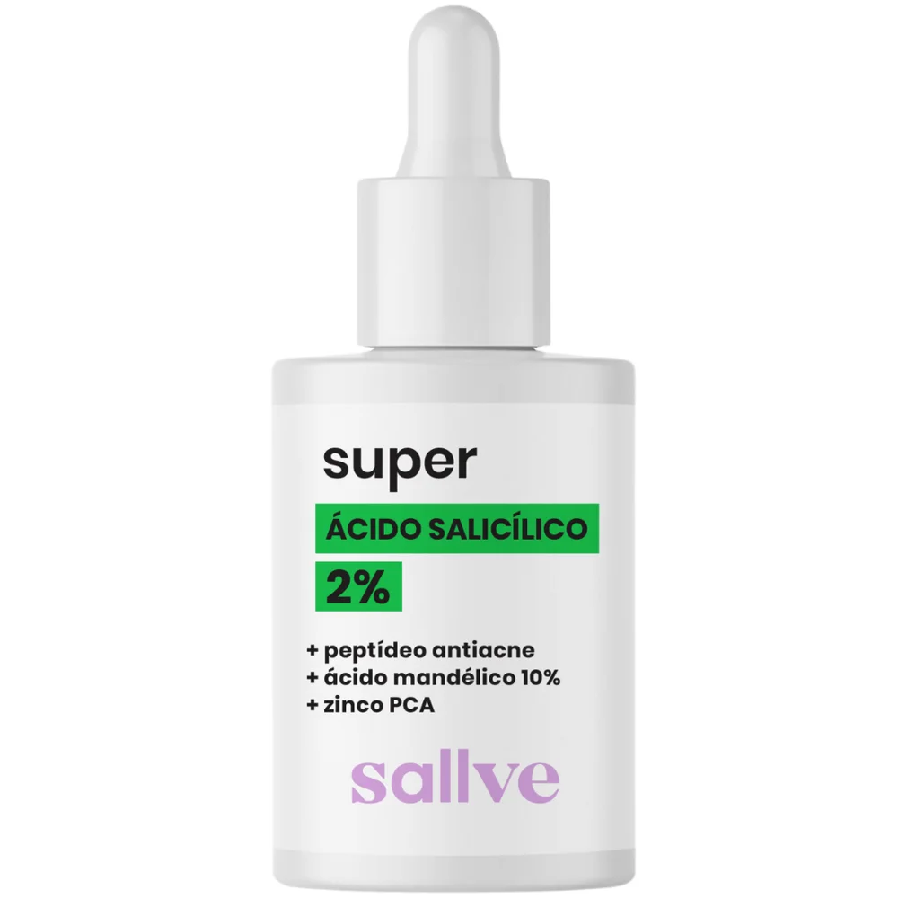 Sérum Facial Sallve Super Antiacne Ácido Salicílico 2% 30ml