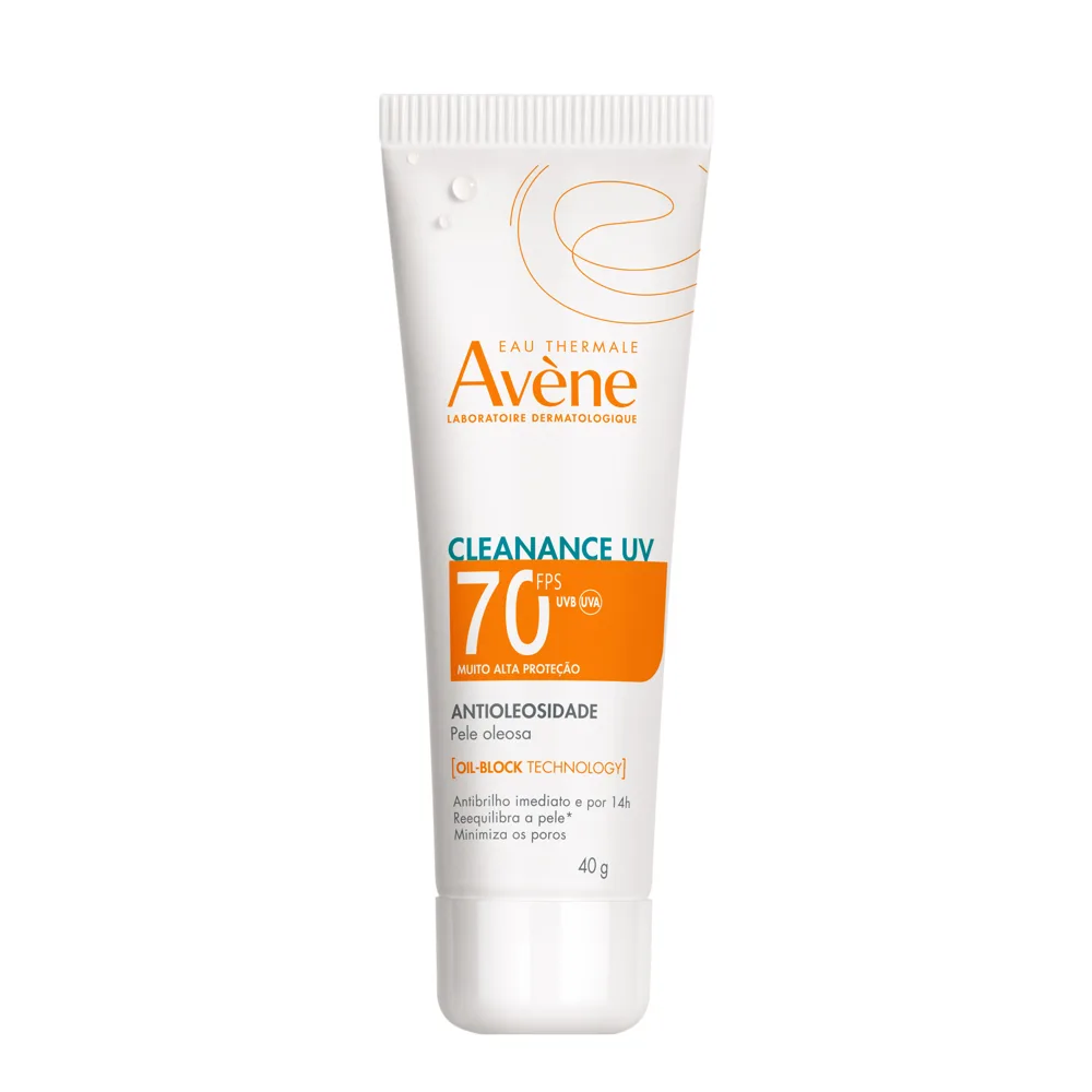 Protetor Solar Facial Avène Cleanance UV Antioleosidade FPS70 40g