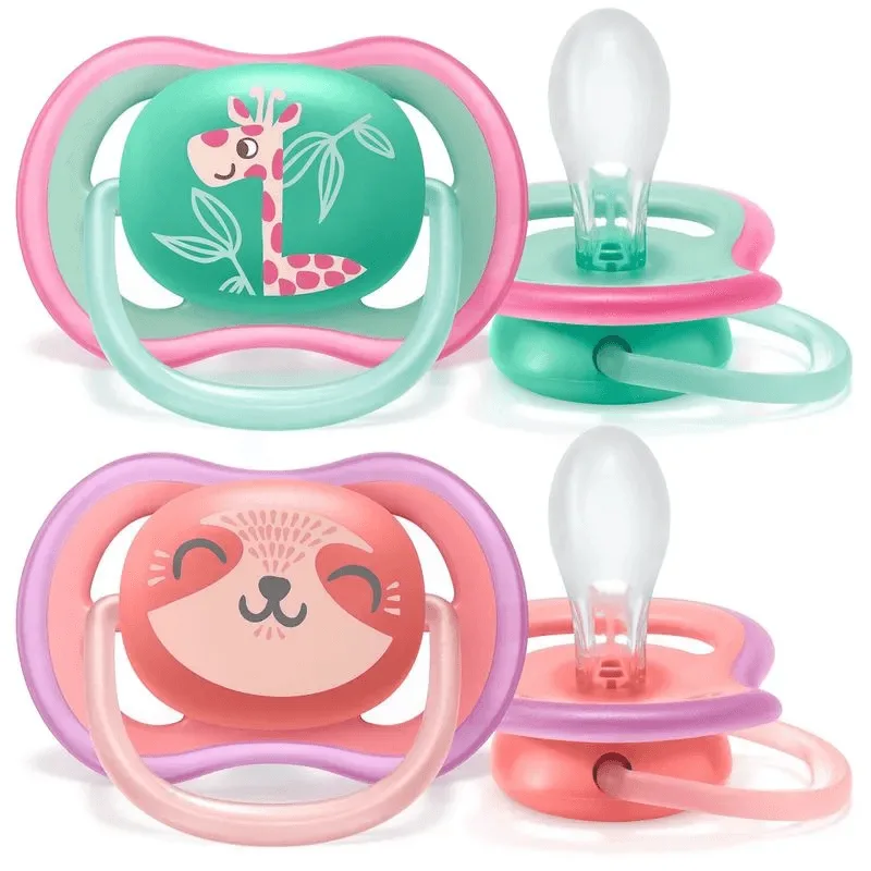 Chupeta Philips Avent Ultra Air +18 meses Silicone Rosa 2 Unidades