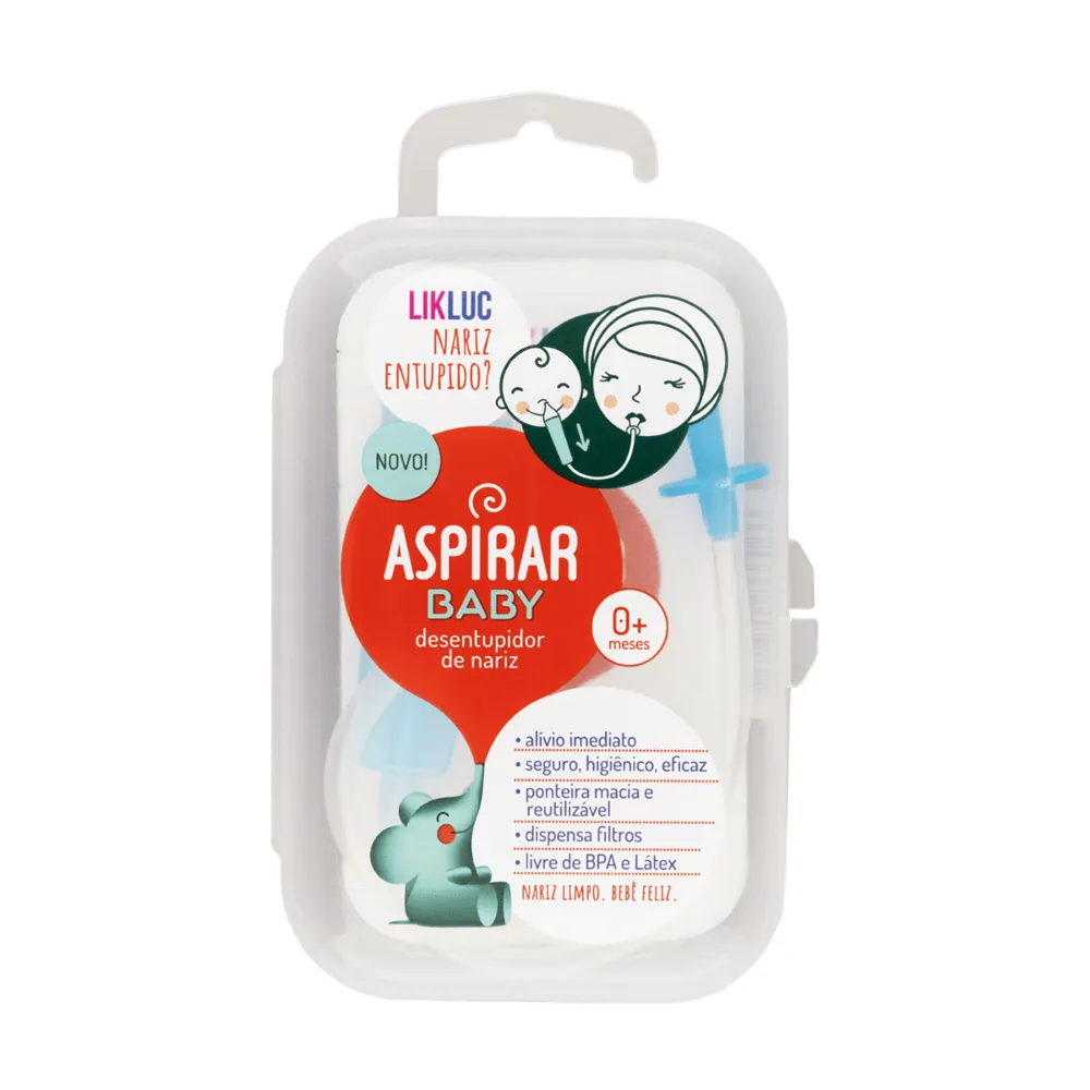Aspirador Nasal Likluc Aspirar Baby 1 Unidade