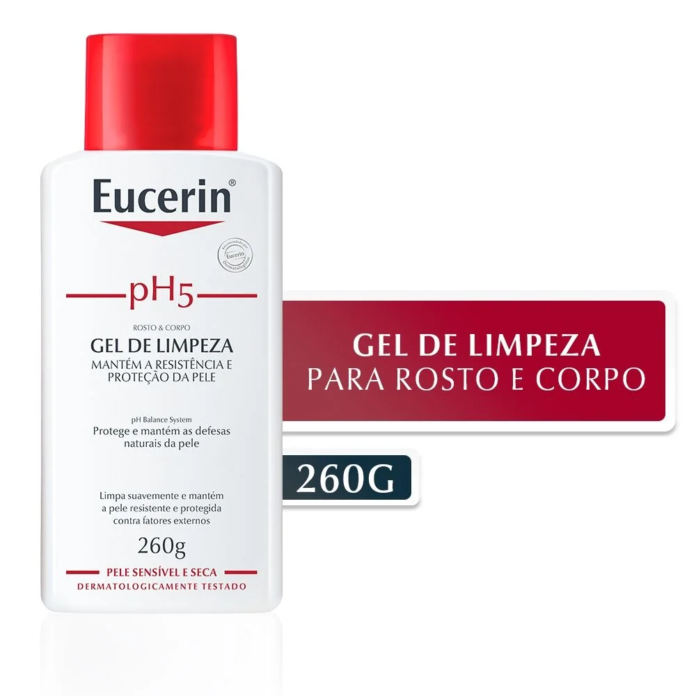 Gel de Limpeza Eucerin pH5 Syndet 260,4g