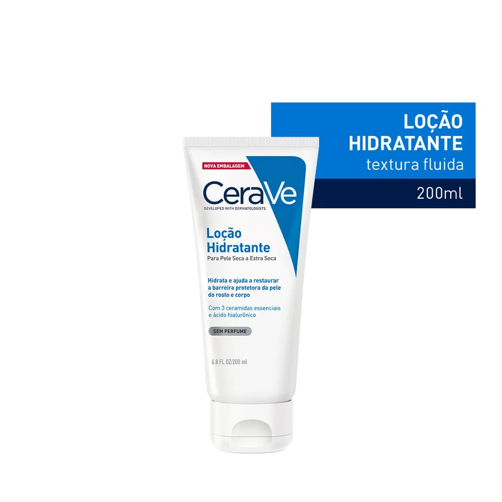 Loção Corporal CeraVe Hidratante Pele Seca a Extrasseca 200ml