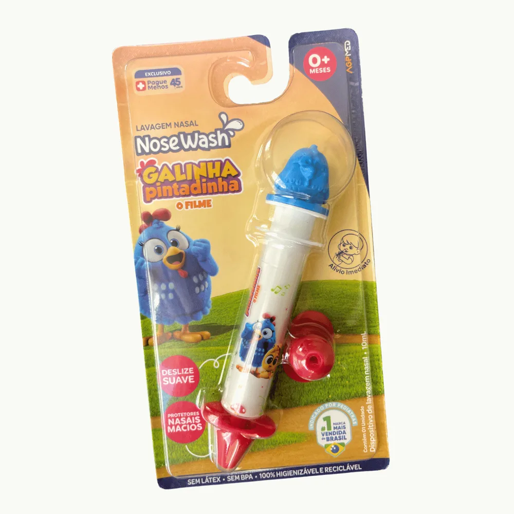 Disposistivo De Lavagem Nasal Nosewash Galinha Pintadinha 10ml