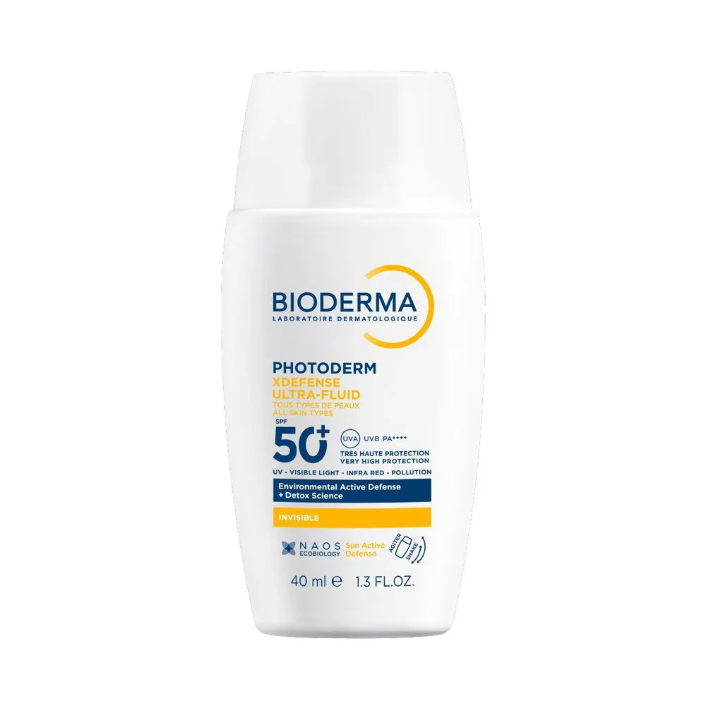 Protetor Solar Facial Bioderma Invisible Fps60 Photoderm Xdefense Ultra-Fluid 40ml