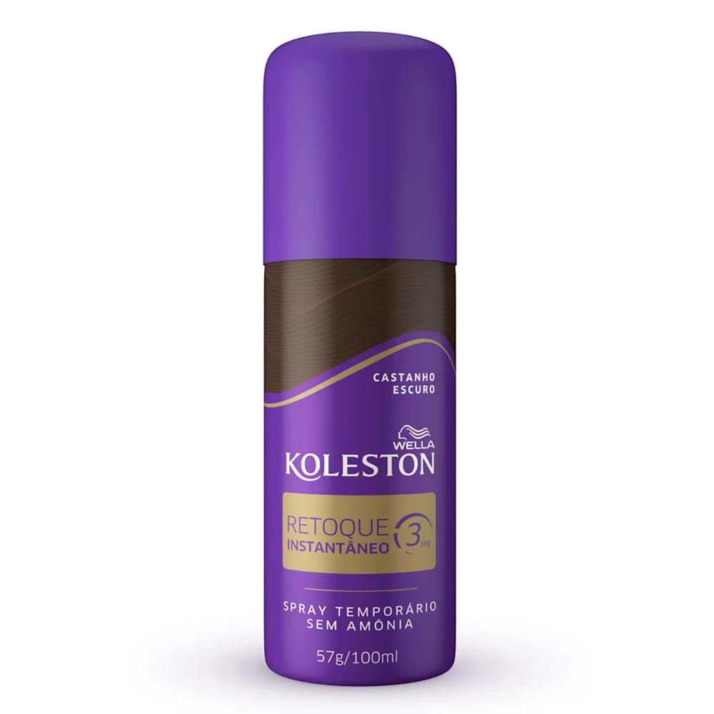 Tintura Koleston Retoque Instantaneo Cor Cartanho Escuro Spray 100ml