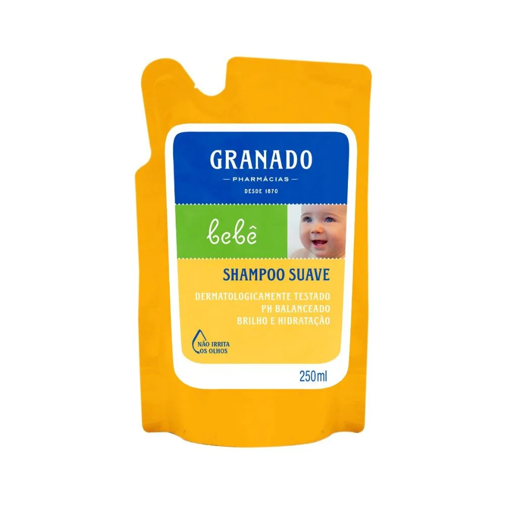 Shampoo Infantil Granado Bebê Tradicional Refil 250ml