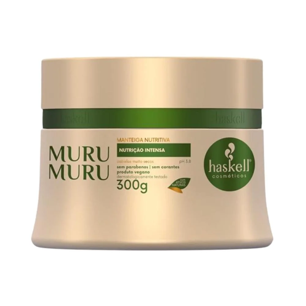 Haskell - Mascara Capilar Muru Muru Manteiga Nutritiva - 300g