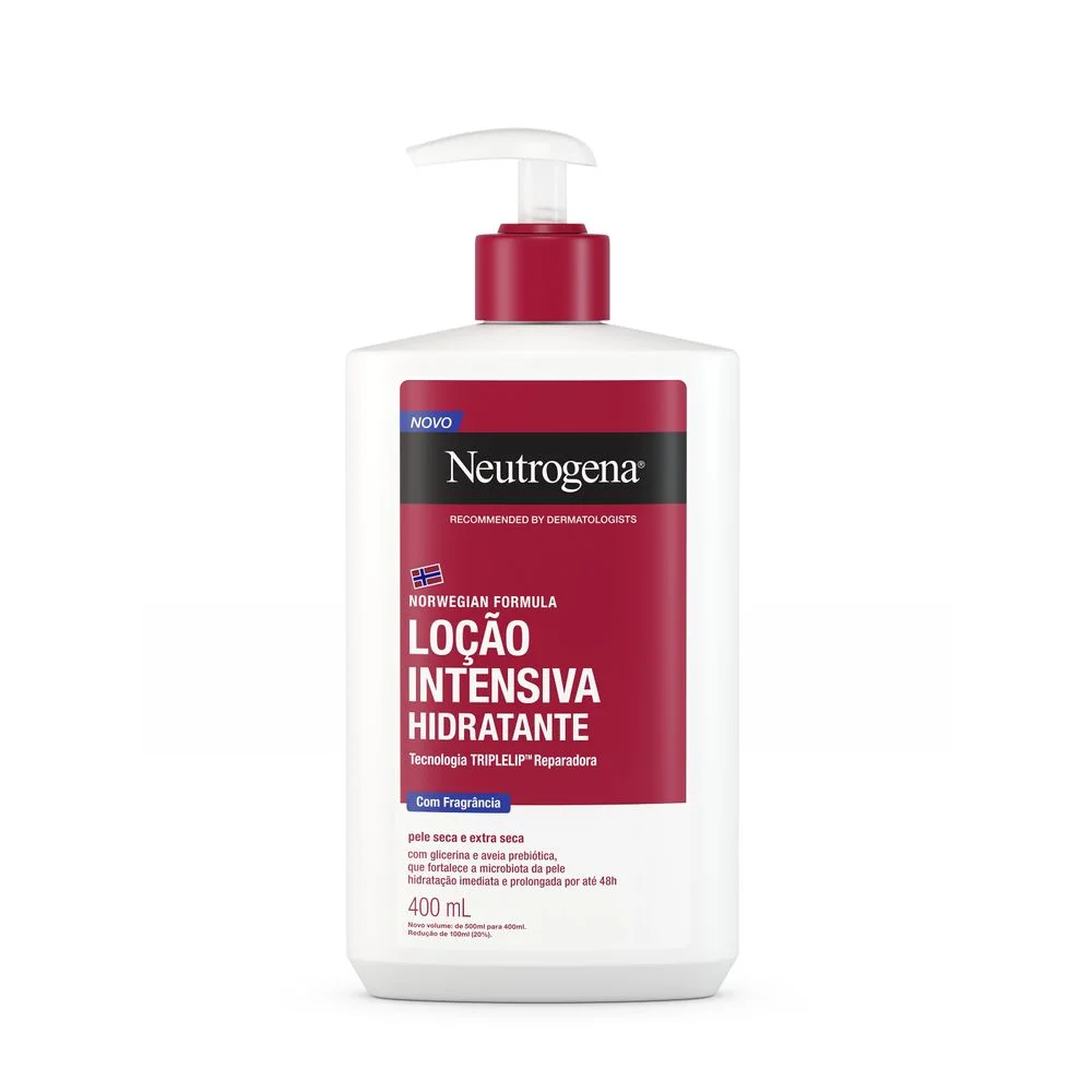 Loção Corporal Neutrogena Norwegian Formula Intensiva com Fragrância 400ml