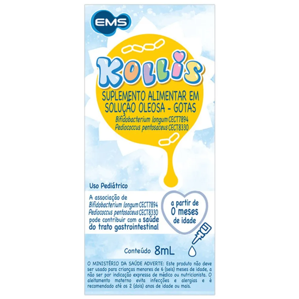 Suplemento Alimentar Pediátrico Kollis Gotas 8Ml