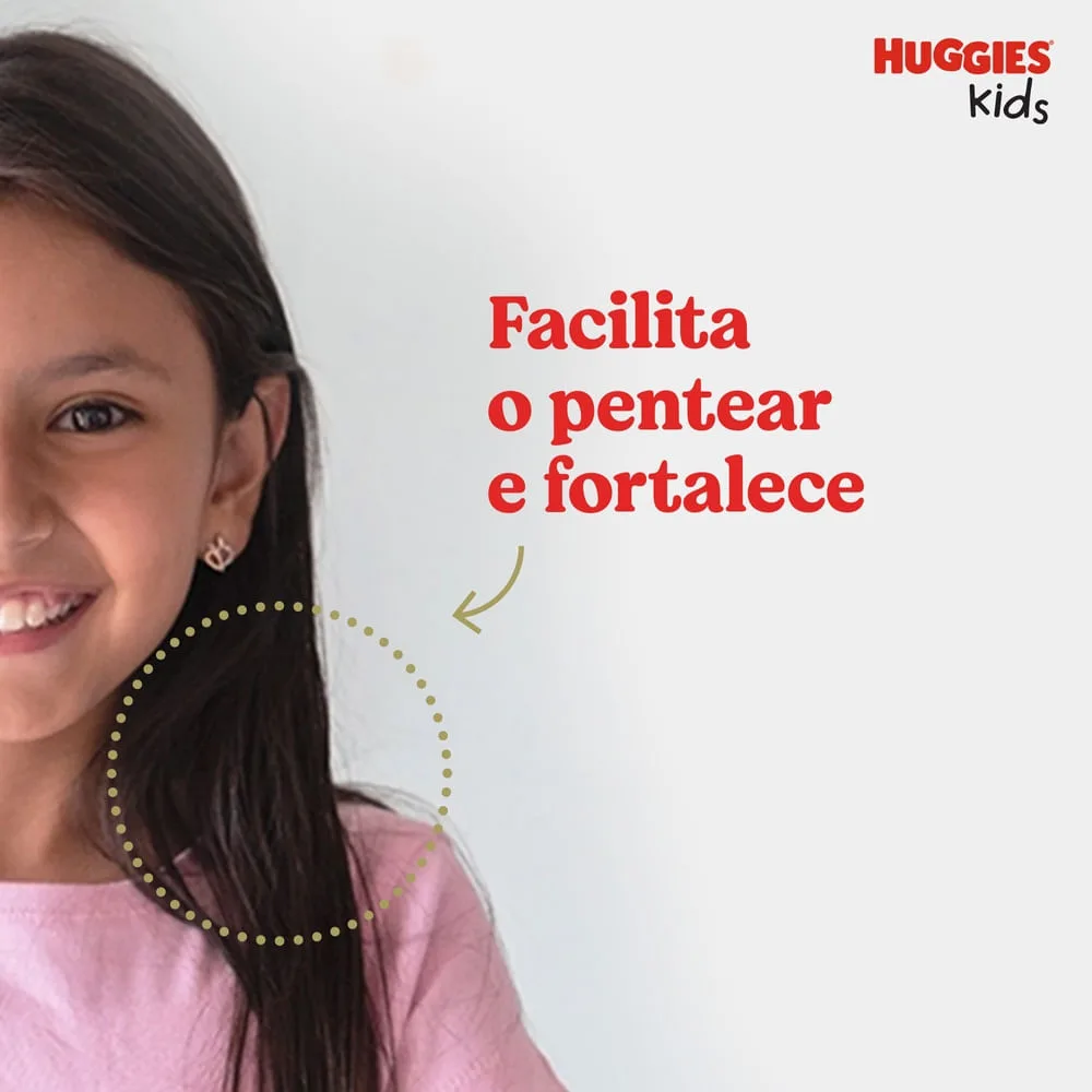 Creme para Pentear Infantil Huggies Kids Enrolados Nutrição e Força 360ml