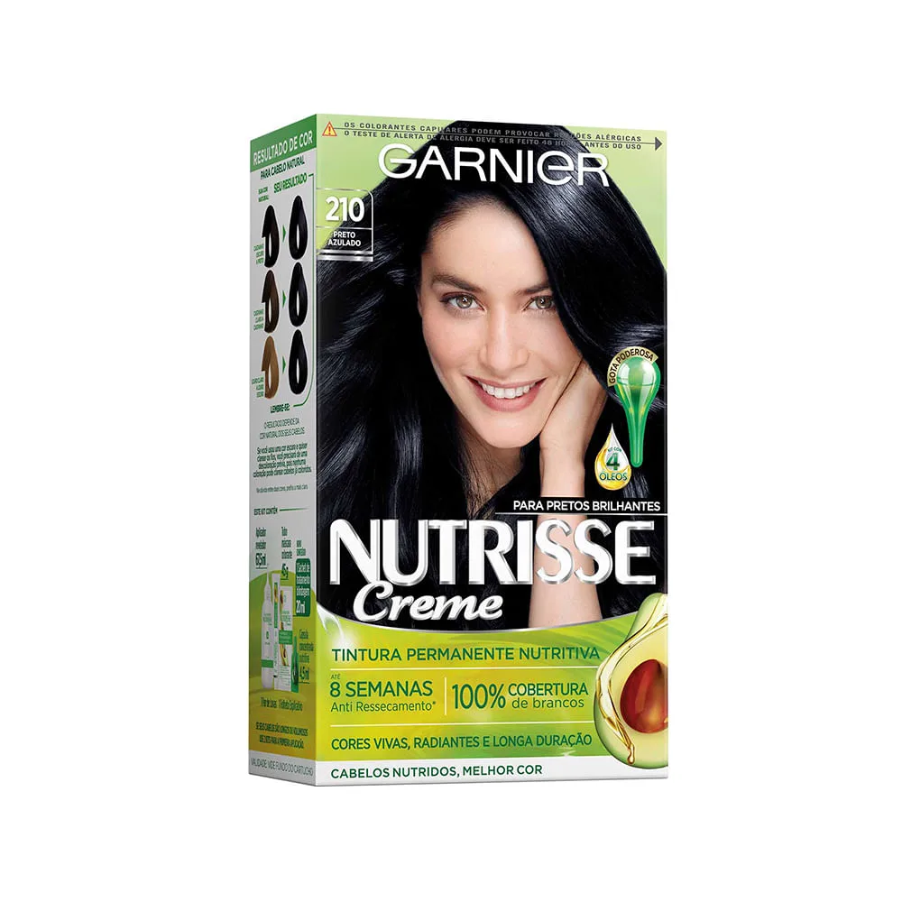 Coloração Nutrisse creme 210 café Azulado