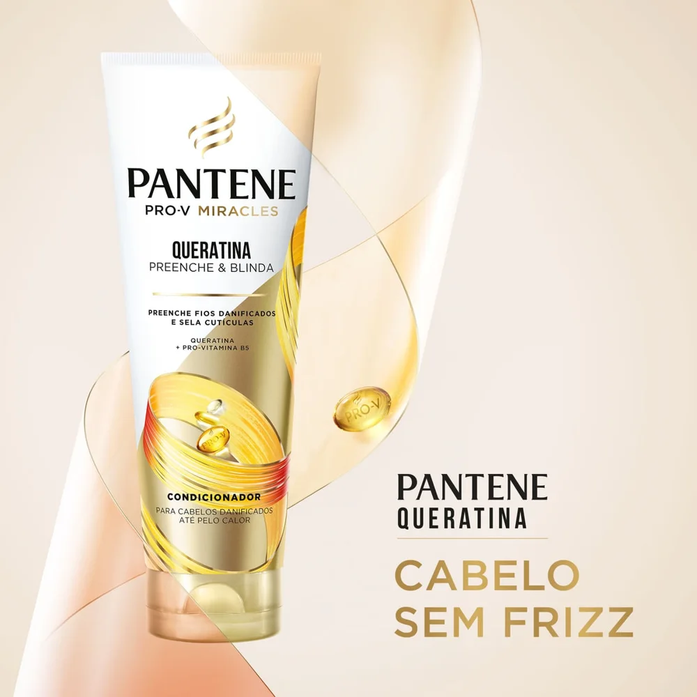 Condicionador Pantene Pro-V Miracles Queratina Preenche & Blinda 250ml