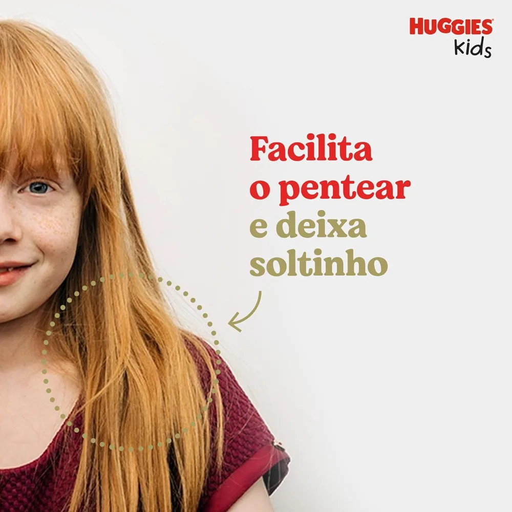 Creme para Pentear Infantil Huggies Kids Brilho Mágico 360ml