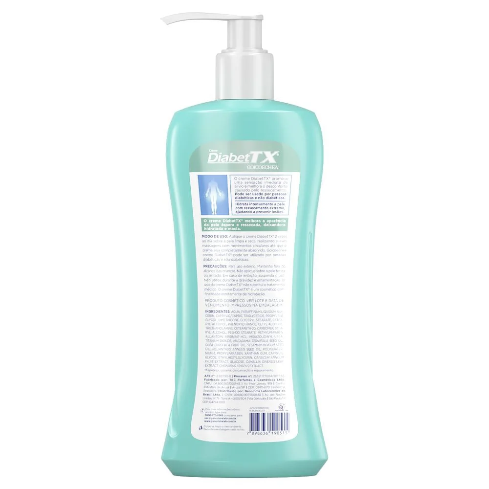 Creme Corporal Goicoechea DiabetTX Hidratante Pele Seca a Extra Seca 350g