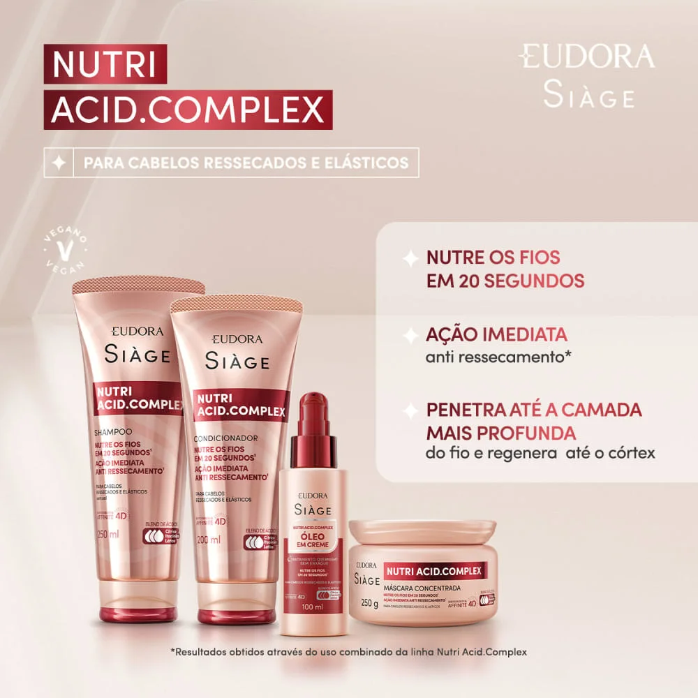 Condicionador Eudora Siàge Nutri Acid.Complex 200ml