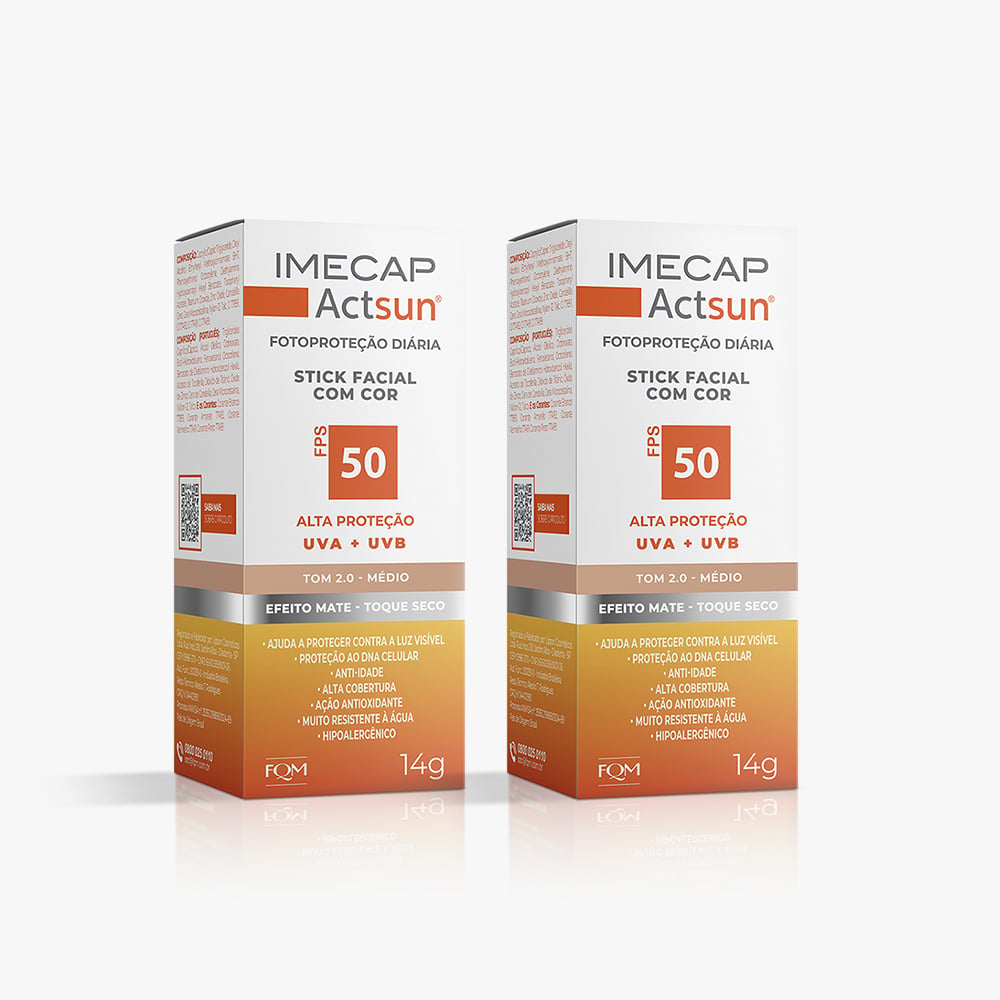 Kit Actsun Bastão Médio 2 Un