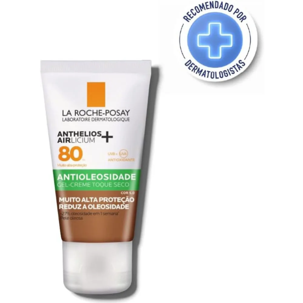Protetor Solar Facial La Roche-Posay Anthelios Airlicium+ FPS80 Cor 5.0 40g