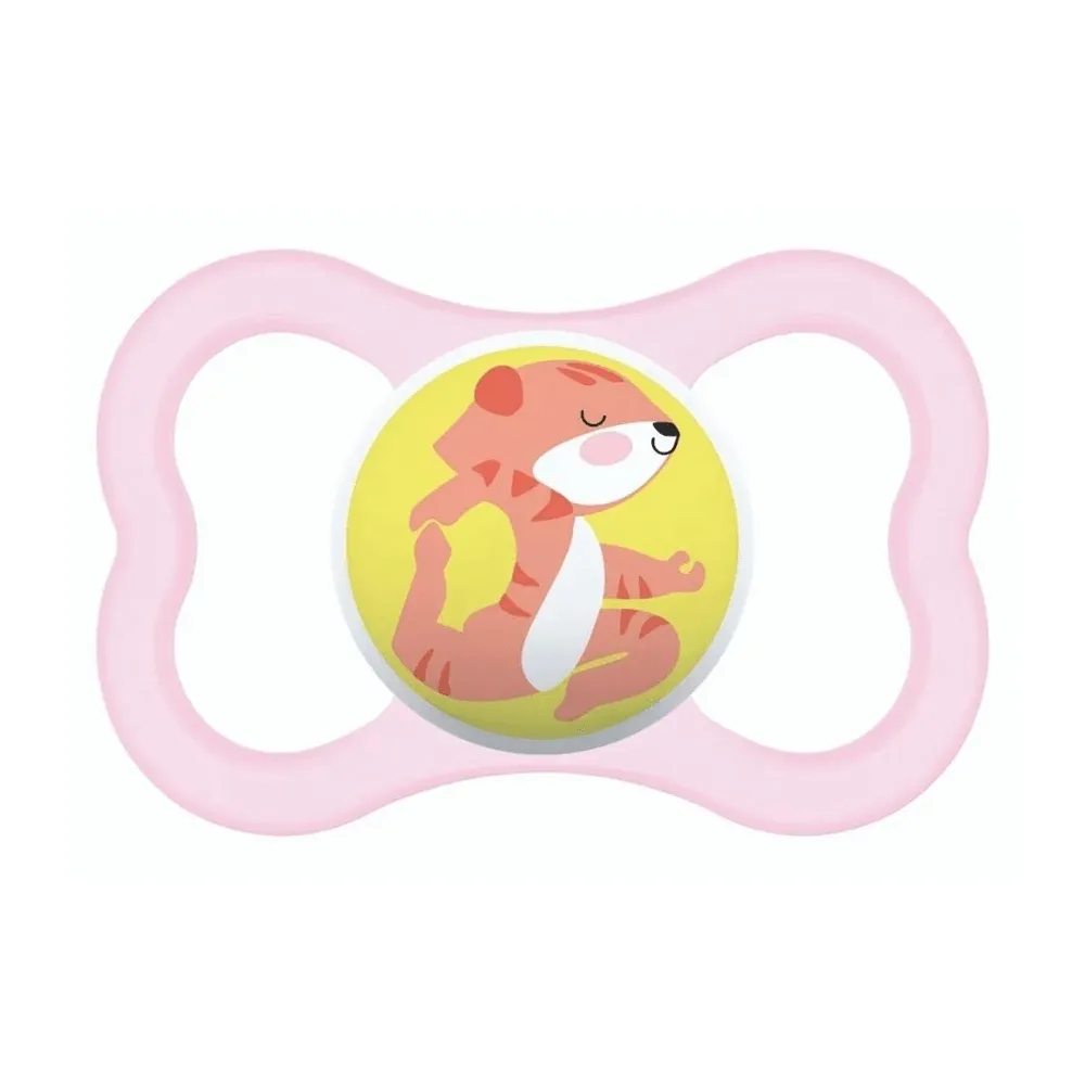 Chupeta MAM Air Ortodôntica +18 meses Silicone Rosa 1 Unidade