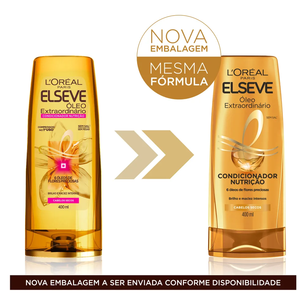 Condicionador Elseve Óleo Extraordinário Nutrição 400ml