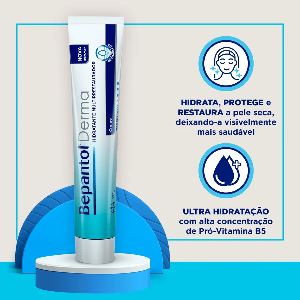 Creme Hidratante Bepantol Derma Multirrestaurador Pele Extrasseca 20g