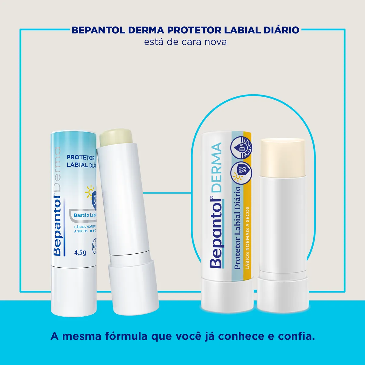 Protetor Labial Bepantol Derma FPS 50 4,5g