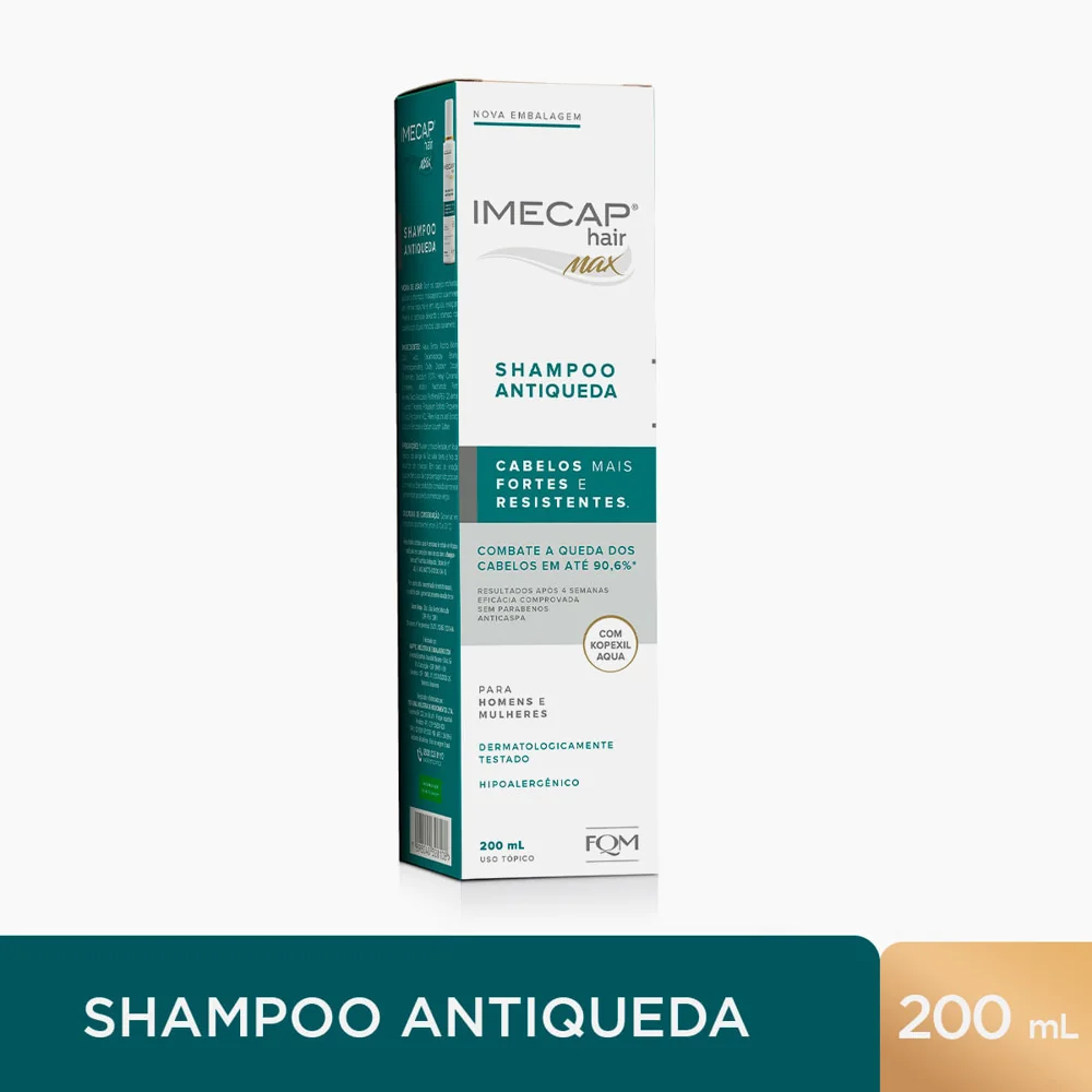 Shampoo Imecap Hair Max Antiqueda 200ml