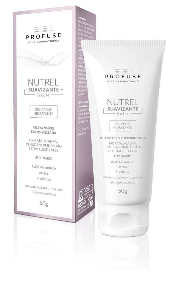 Creme Hidratante Peles Sensíveis Profuse Nutrel Balm Gel 50g