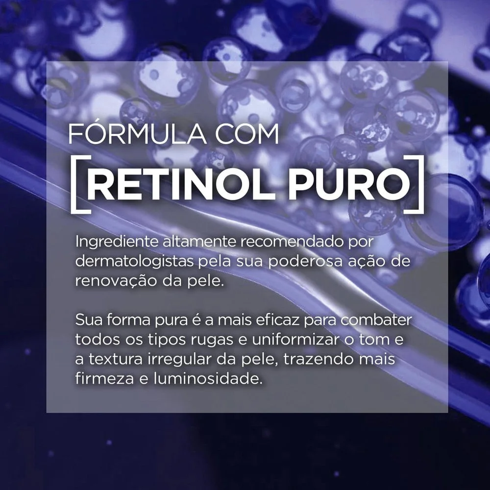 Sérum Facial L'Oréal Paris Revitalift com Retinol Puro Noturno 30ml