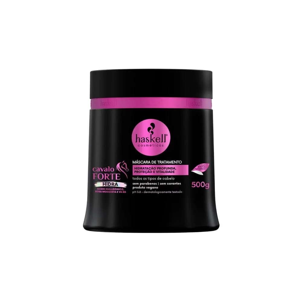 Máscara Haskell Cavalo Forte Hidra Hidratação Força 500 g
