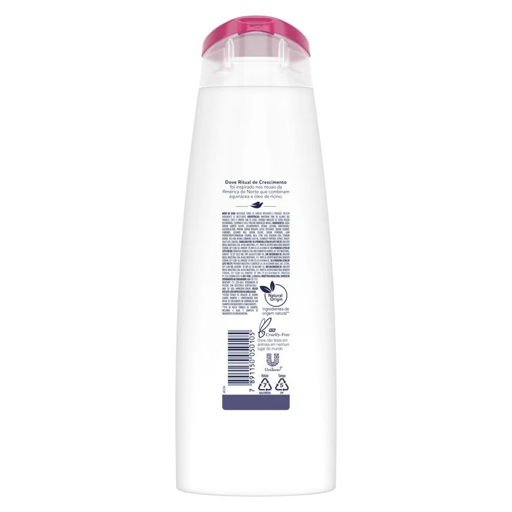 shampoo Dove Ritual Liso Nutrido 400 Ml