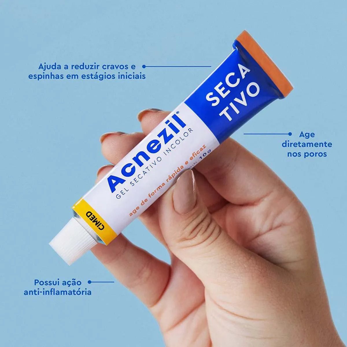 Acnezil Gel Secativo Incolor 10g